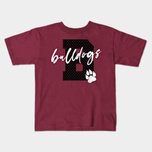 Bulldogs football bulldog baseball Kids T-Shirt